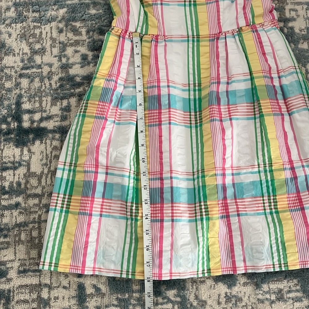 Lilly Pulitzer Georgie Dress Madras Plaid Sun Dress - Picture 12 of 15